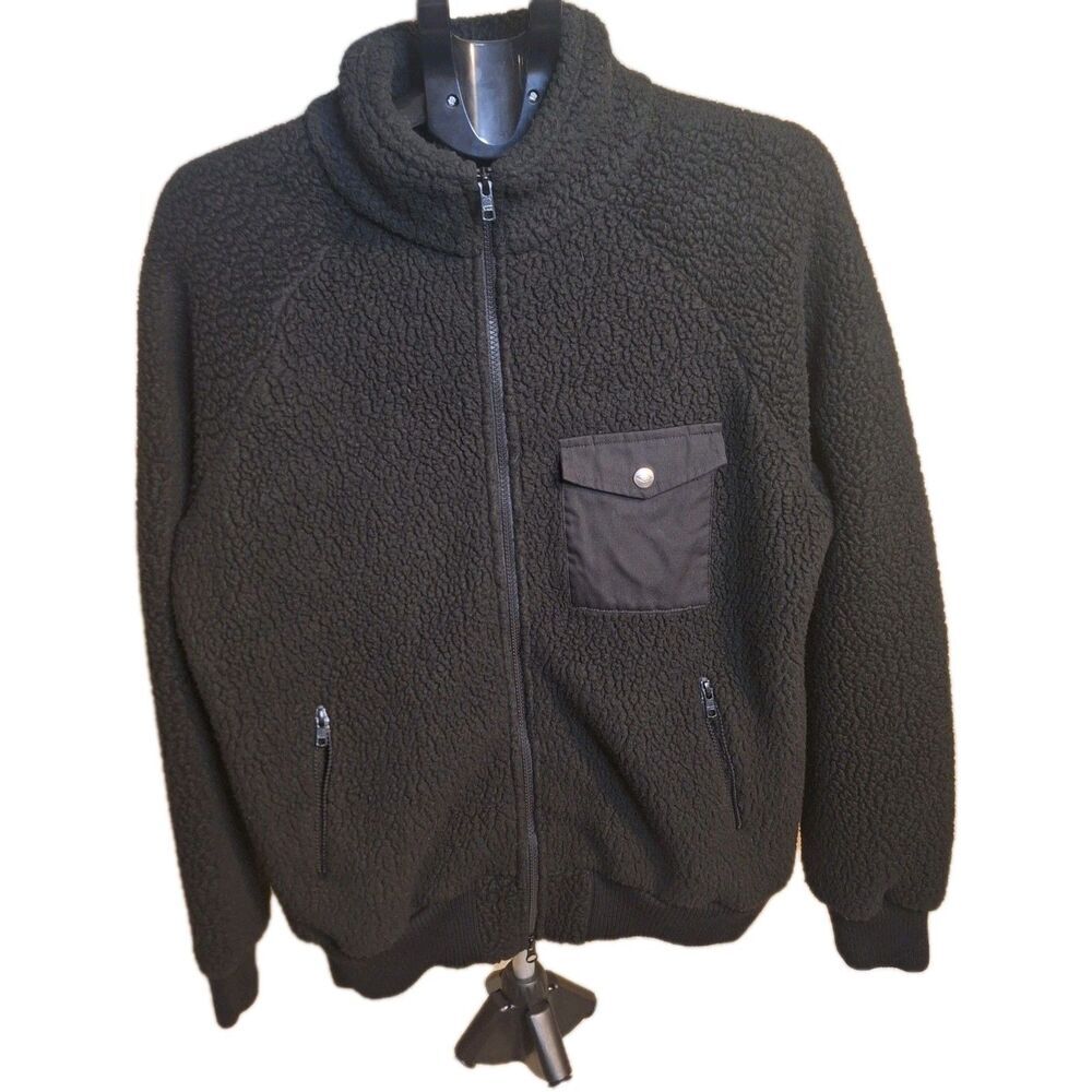 Battenwear Warm-up Black Men's Jacket/Sweater . Size L